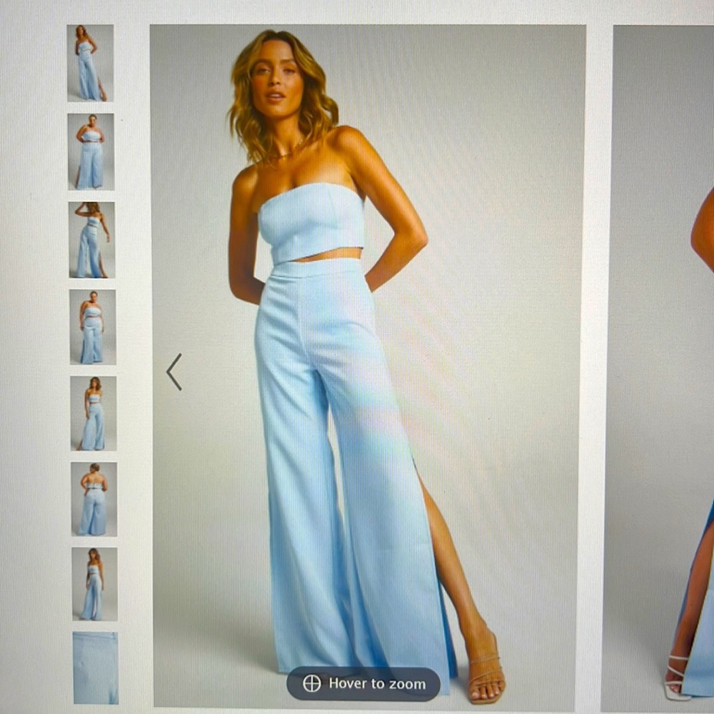 COPY - I’m the one two piece set in Powder Blue